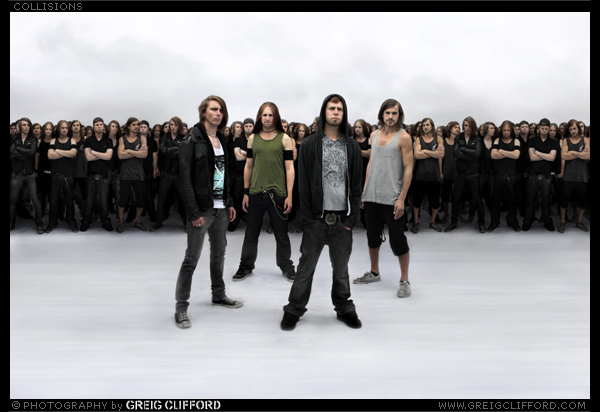 Band: Collisions. Image title: Army of Me.