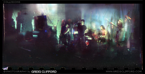A multi-exposure live shot using a vintage range camera and lens from the 1950's.