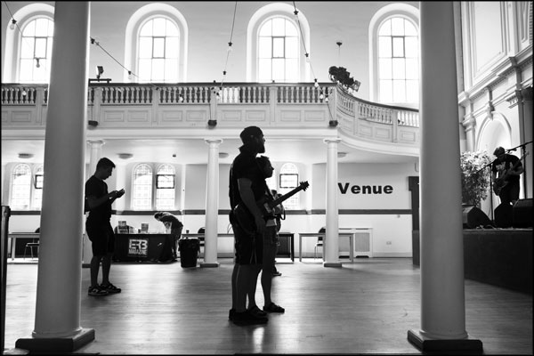 Soundchecking, Listening from an audience's perspective, Hammerdown Festival 2022, by Greig Clifford