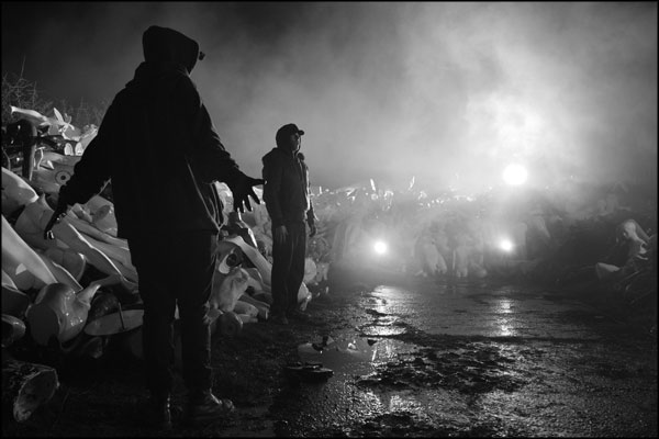 Waiting for the next scene. Photography by Greig Clifford