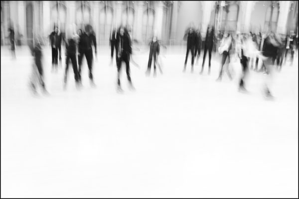 B-079. Ice Skating at the Pavilion (2) - by Greig Clifford
