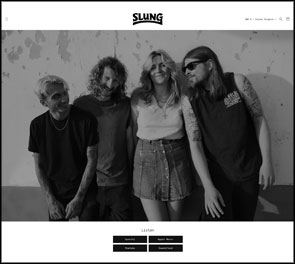 Band portrait of Slung as a website hero picture.